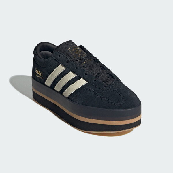 Adidas Gazelle Stack W [JS0239] Women Casual Shoes Black