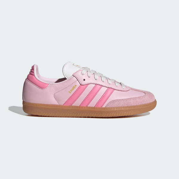 博客來-Adidas Samba Og W [JS4091] 女 運動休閒鞋 德訓鞋 復古 膠底 舒適 粉紅
