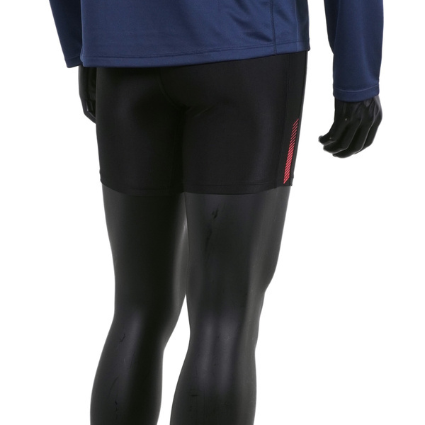 Asics [K12044-23] 男 緊身褲 束褲 田徑 五吋緊身短褲 運動 跑步 慢跑 鬆緊帶 亞瑟士 黑紅