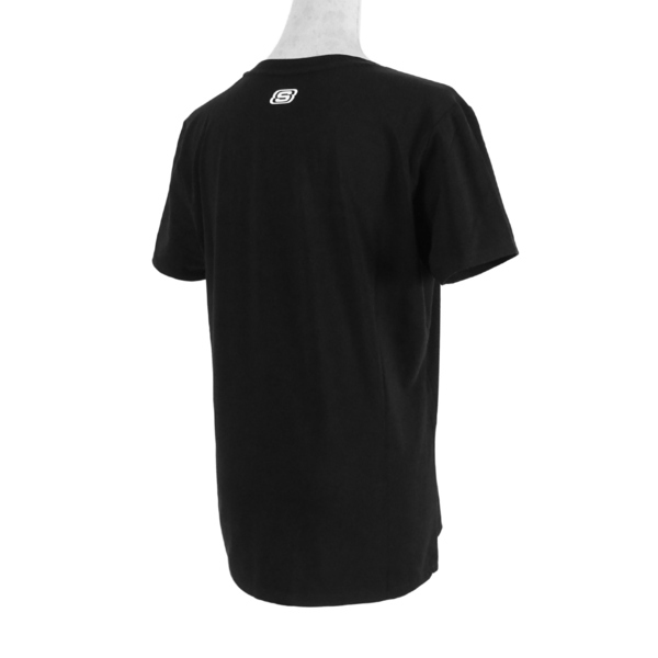 Skechers Shirts [L221W002-0018] 女 T恤 短袖 棉質 舒適 休閒 黑
