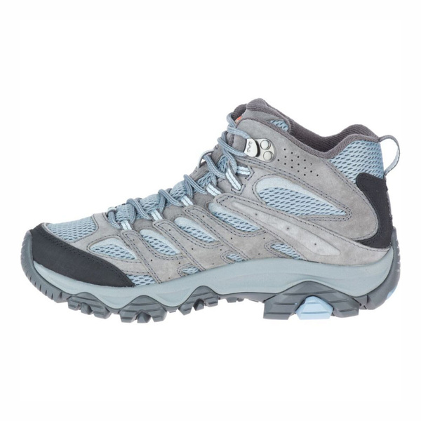 Merrell Moab 3 Mid GTX [ML036312] 女 戶外鞋 登山 越野 防水 黃金大底 耐磨 灰藍