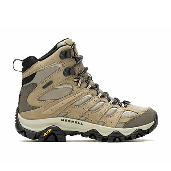 Merrell Moab 3 Apex Mid WP [ML037222] 女 戶外鞋 登山 耐磨 穩定 防水 卡其