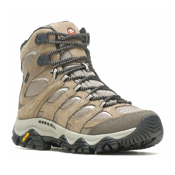 Merrell Moab 3 Apex Mid WP [ML037222] 女 戶外鞋 登山 耐磨 穩定 防水 卡其