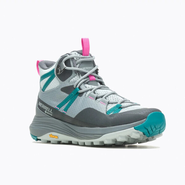 Merrell Siren 4 Mid GTX [ML037284] 女 登山鞋 戶外 越野 防水 襪套式 止滑 灰綠色