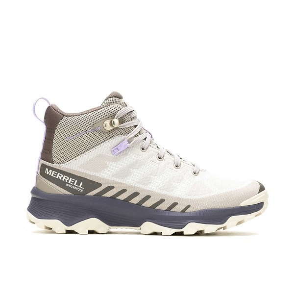 Merrell Speed Eco Mid Wp [ML037864]女 戶外鞋 郊山 防潑水 中筒 止滑 耐磨 白