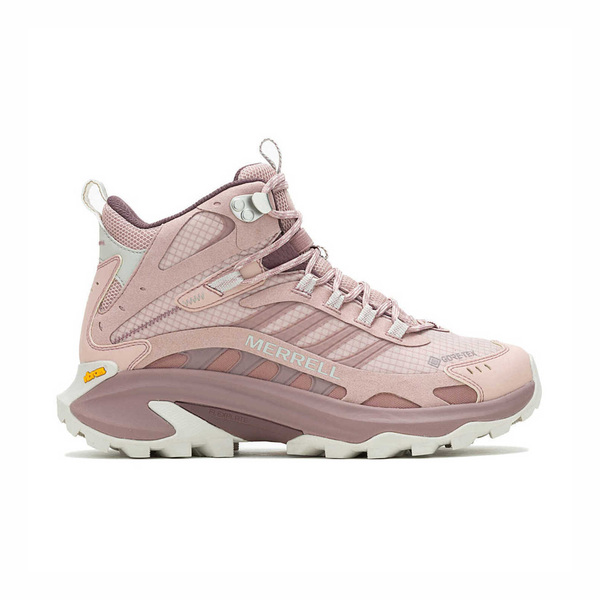 Merrell Moab Speed 2 Mid GTX [ML038230] 女 戶外鞋 登山 防水 黃金大底 藕粉