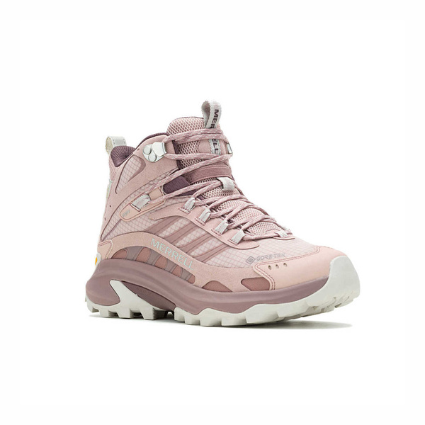 Merrell Moab Speed 2 Mid GTX [ML038230] 女 戶外鞋 登山 防水 黃金大底 藕粉