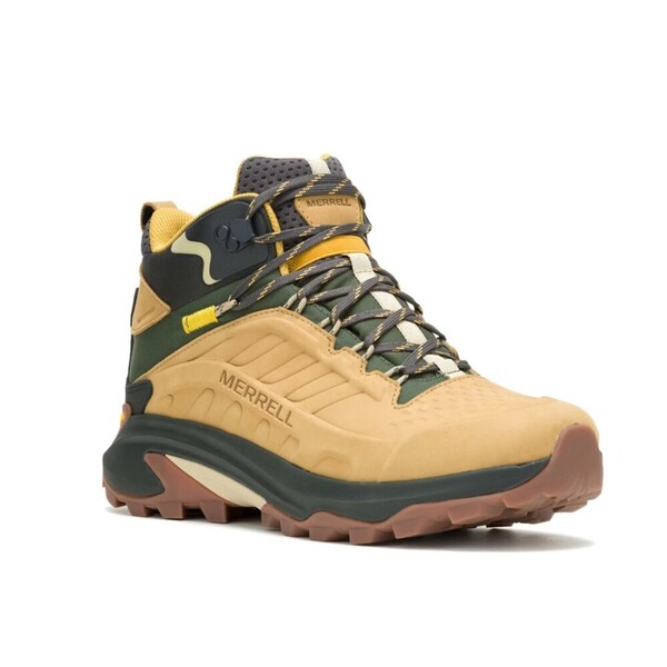 Merrell Moab Speed 2 Ltr Mid Wp [ML038425] 男 登山鞋 中筒 防潑水 卡其