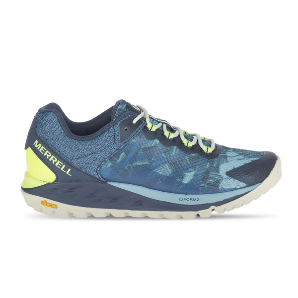 Merrell Antora 2 Print [ML067128] 女 越野鞋 登山 健行 戶外 運動 休閒 穩定 藍黃