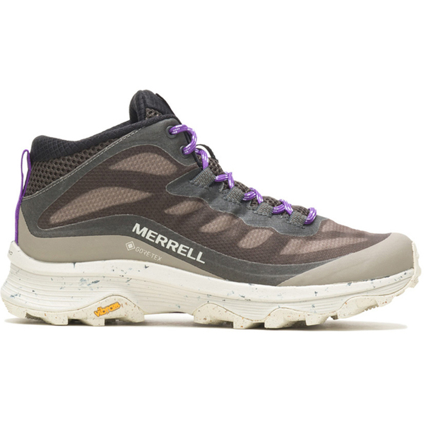 Merrell Moab Speed Mid GORE-TEX [ML067760] 女 戶外鞋 越野 登山 防水 紫褐