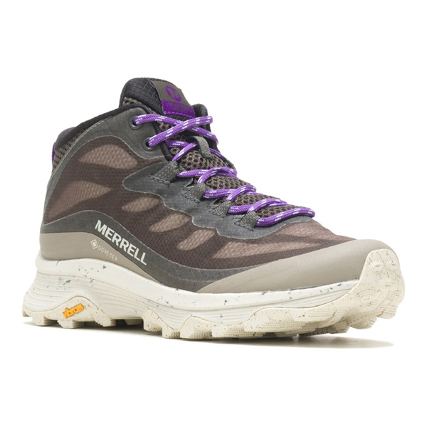 Merrell Moab Speed Mid GORE-TEX [ML067760] 女 戶外鞋 越野 登山 防水 紫褐