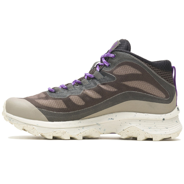 Merrell Moab Speed Mid GORE-TEX [ML067760] 女 戶外鞋 越野 登山 防水 紫褐