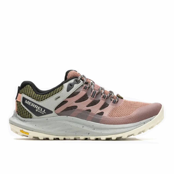 Merrell Antora 3 GTX [ML067816] 女 戶外鞋 郊山 健行 防水 輕量 黃金大底 止滑 玫瑰