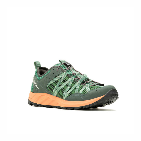 Merrell Wildwood Aerosport [ML068087] 男 戶外 登山 越野鞋 夏季 舒適 綠