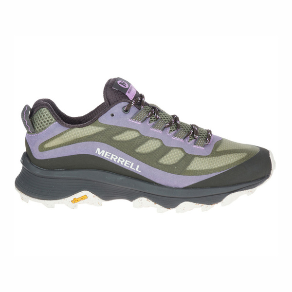 Merrell Moab Speed [ML135408] 女 戶外鞋 登山 越野 耐磨 黃金大底 輕量 緩震 綠紫