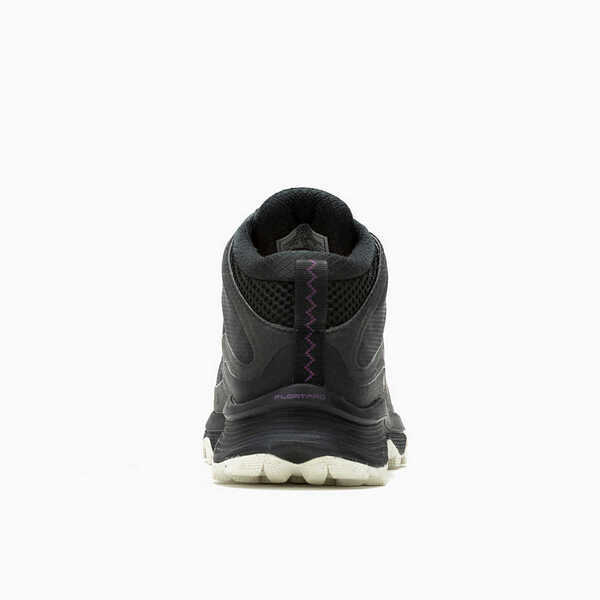 Merrell Moab Speed Mid [ML135414] 女 戶外鞋 登山 越野 防水 黃金大底 防滑 黑紫