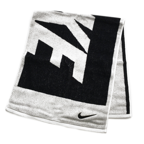 Nike Jacquard Towel 35x80cm [N1001539036MD] 運動 毛巾 吸汗 柔軟 黑白