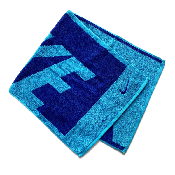 Nike Jacquard Towel [N1001539438MD] 毛巾 運動 吸汗 柔軟 35x80cm 藍