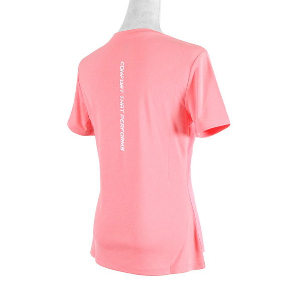 Skechers Shirts [P221W001-00KA] 女 T恤 短袖 棉質 舒適 吸溼 排汗 透氣 粉橘