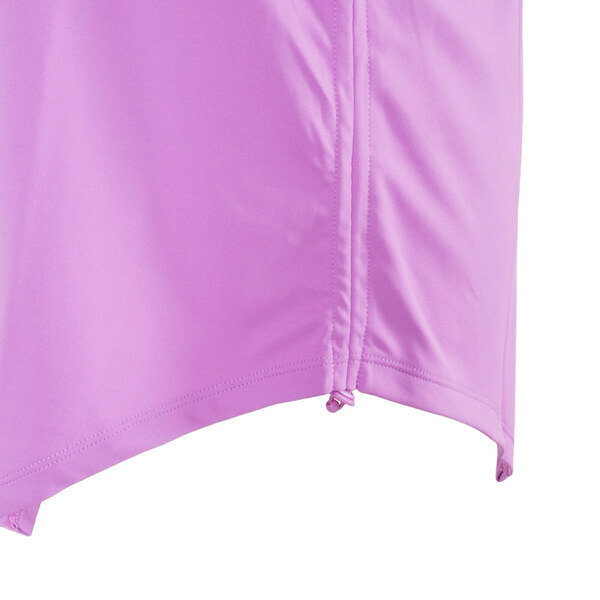 Skechers [P321W015-00AR] 女 短袖 上衣 快乾 排汗 透氣 圓領 運動 下擺剪裁 側抽繩 紫