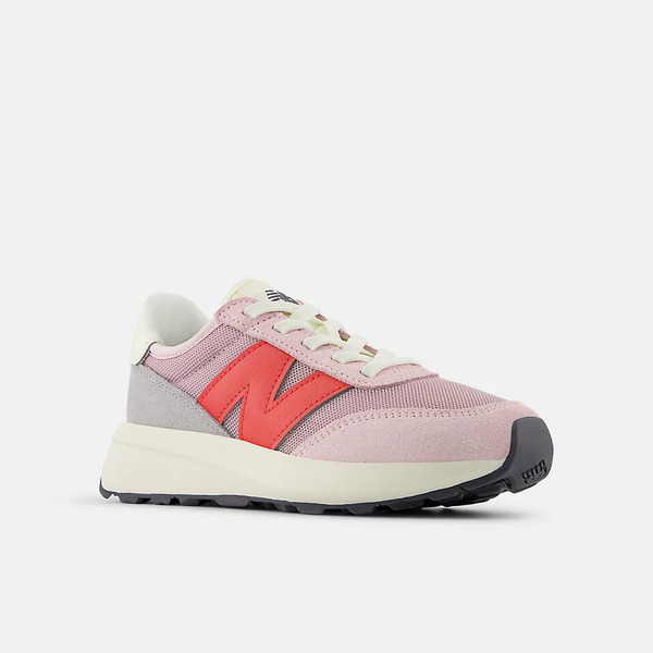 New Balance 370 [PH370DB] 中童 運動休閒鞋 寬楦 簡約 舒適 穿搭 粉紅