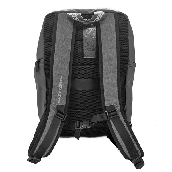 Skechers Bag [S100238] 後背包 手提 減壓背帶 透氣 舒適 多層收納 45*30*14cm 麻灰