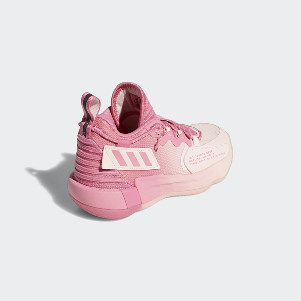 Adidas Dame 7 Extply J [S42805] 大童 籃球鞋 運動 休閒 包覆 緩震 里拉德 愛迪達 粉