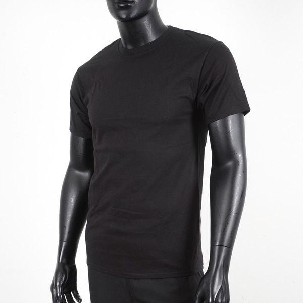 Champion [T425-36C] 男 短袖上衣 T恤 美規 高磅數 純棉 舒適 休閒 圓領 純色 穿搭 黑