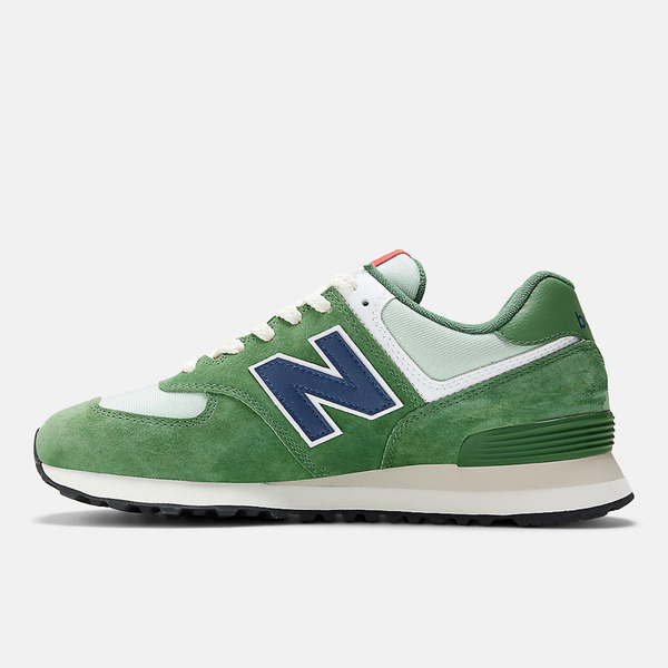 New Balance [U574HGB] 男 復古鞋 經典 休閒 D楦 NB 574 麂皮 流行 百搭 穿搭 舒適 綠