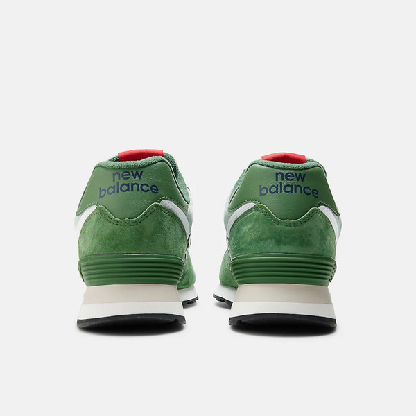 New Balance [U574HGB] 男 復古鞋 經典 休閒 D楦 NB 574 麂皮 流行 百搭 穿搭 舒適 綠