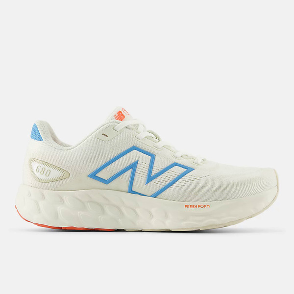 New Balance Fresh Foam 680 V8 [W680LH8] 女 慢跑鞋 運動 路跑 D 寬楦 米 藍