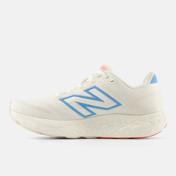 New Balance Fresh Foam 680 V8 [W680LH8] 女 慢跑鞋 運動 路跑 D 寬楦 米 藍