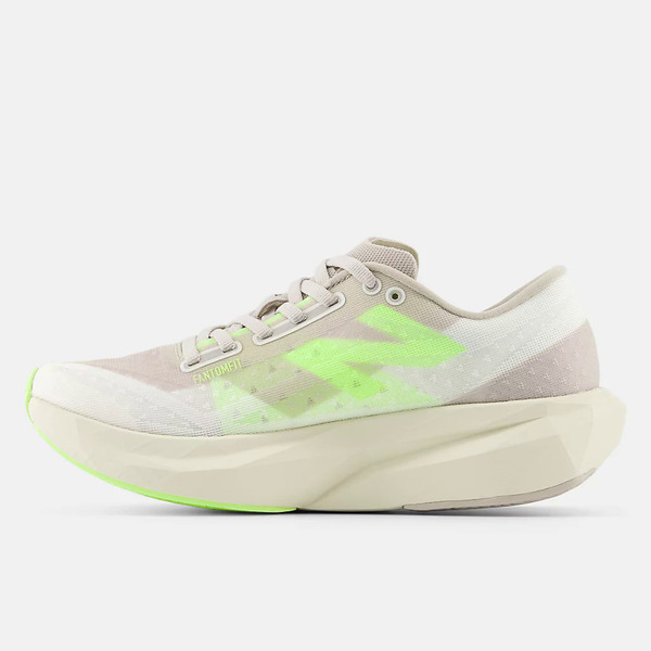New Balance Fuelcell Rebel V4 [WFCXLUM] 女 競速跑鞋 寬楦 厚底 灰 螢光綠