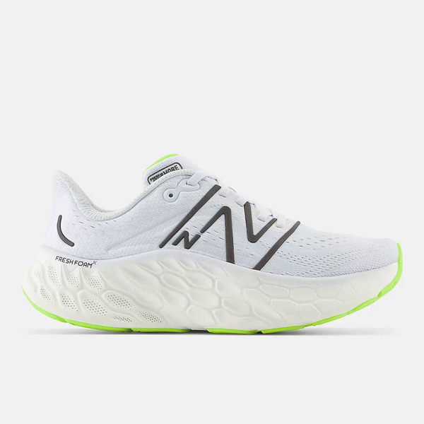 New Balance Fresh Foam X More v4 [WMORCR4] 女 慢跑鞋 D寬楦 厚底 淺藍 白