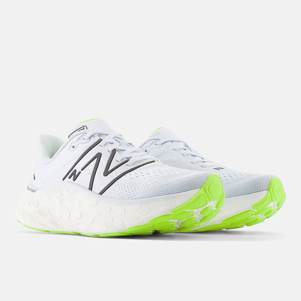 New Balance Fresh Foam X More v4 [WMORCR4] 女 慢跑鞋 D寬楦 厚底 淺藍 白